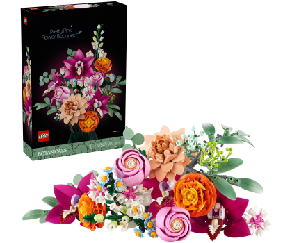 Klocki LEGO® LEGO Botanicals 10342 Piękny bukiet różowych kwiatów